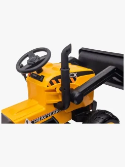 Alex's Garage Eltraktor med Front Loader, Gul