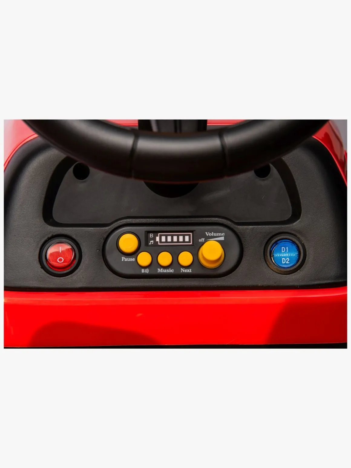 Alex's Garage Eltraktor med Trailer, Rød