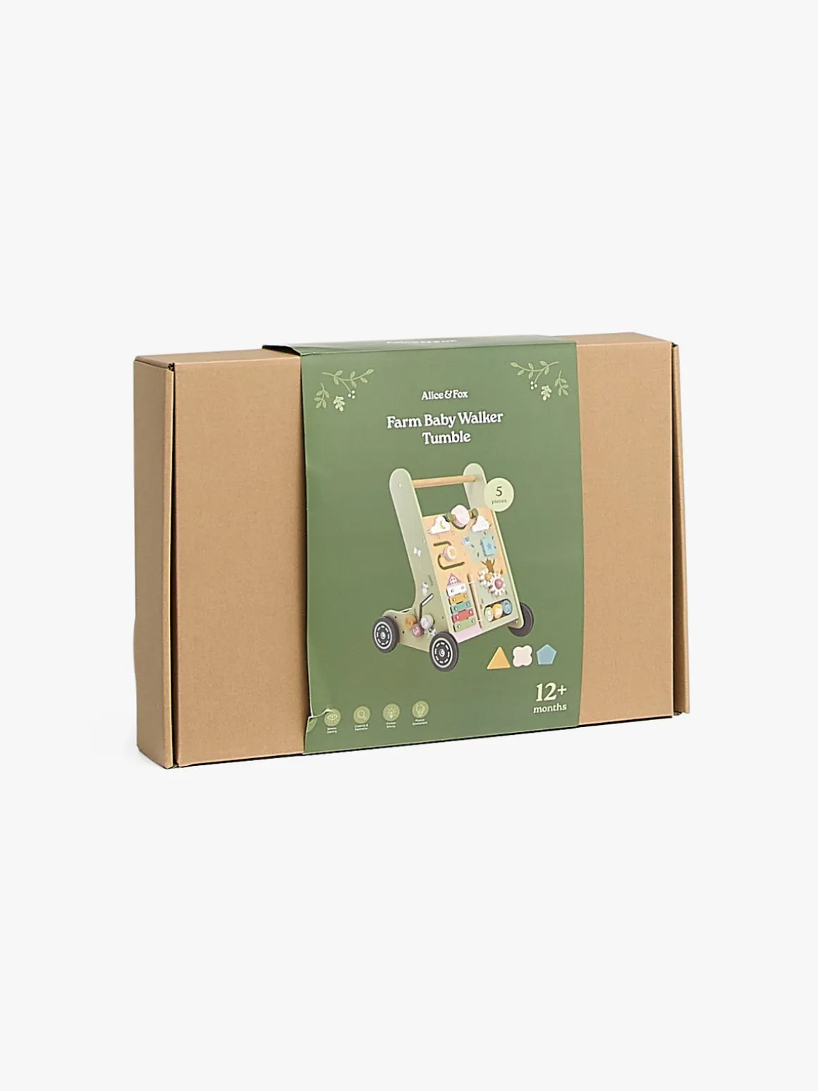 Alice & Fox Gåvogn Bondegård, Grøn