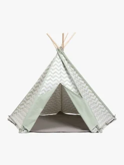 Alice & Fox Legetelt Tipi, Grøn/Hvid