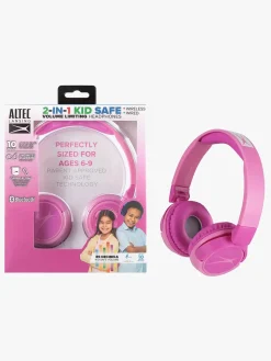 Altec Lansing Høretelefoner Trådløse 2-i-1, Pink