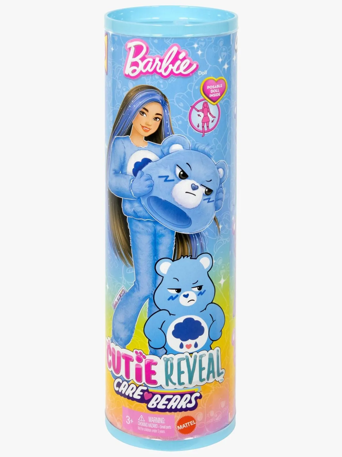 Barbie Cutie Reveal Dukke Care Bears, Blå