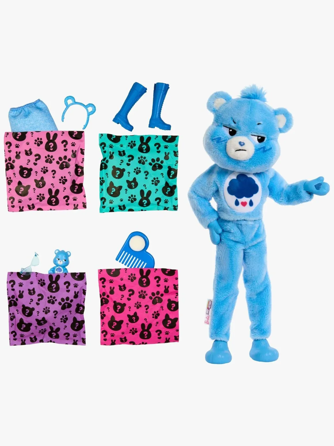 Barbie Cutie Reveal Dukke Care Bears, Blå