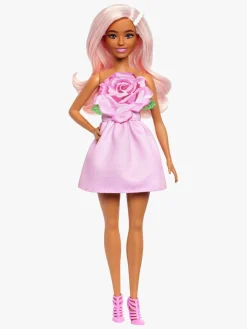 Barbie Deluxe Style Dukke i Lyserød Kjole
