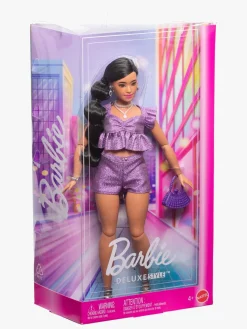 Barbie Deluxe Style Dukke i Lilla Outfit