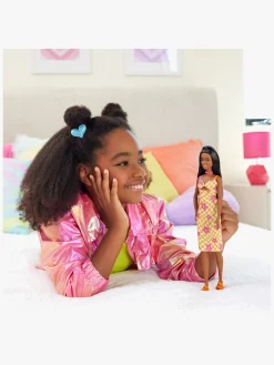 Barbie Fashionista Dukke i Ternet Kjole