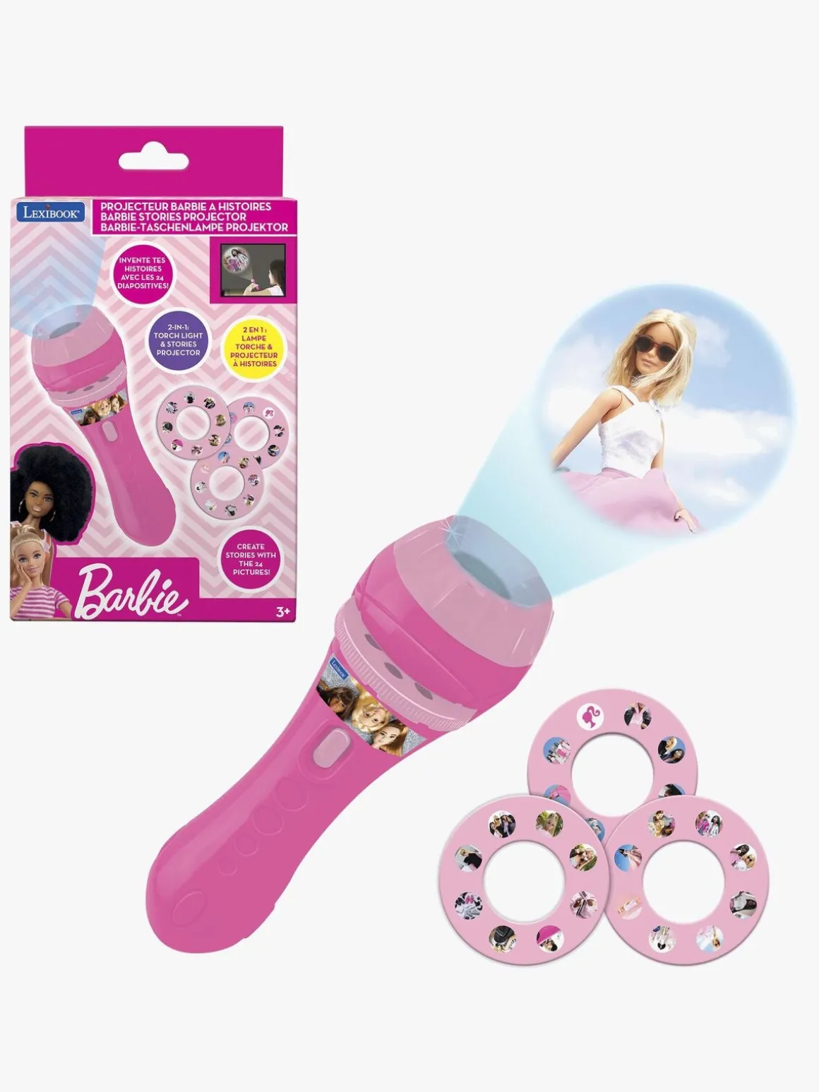 Barbie Historieprojektor & Lommelygte