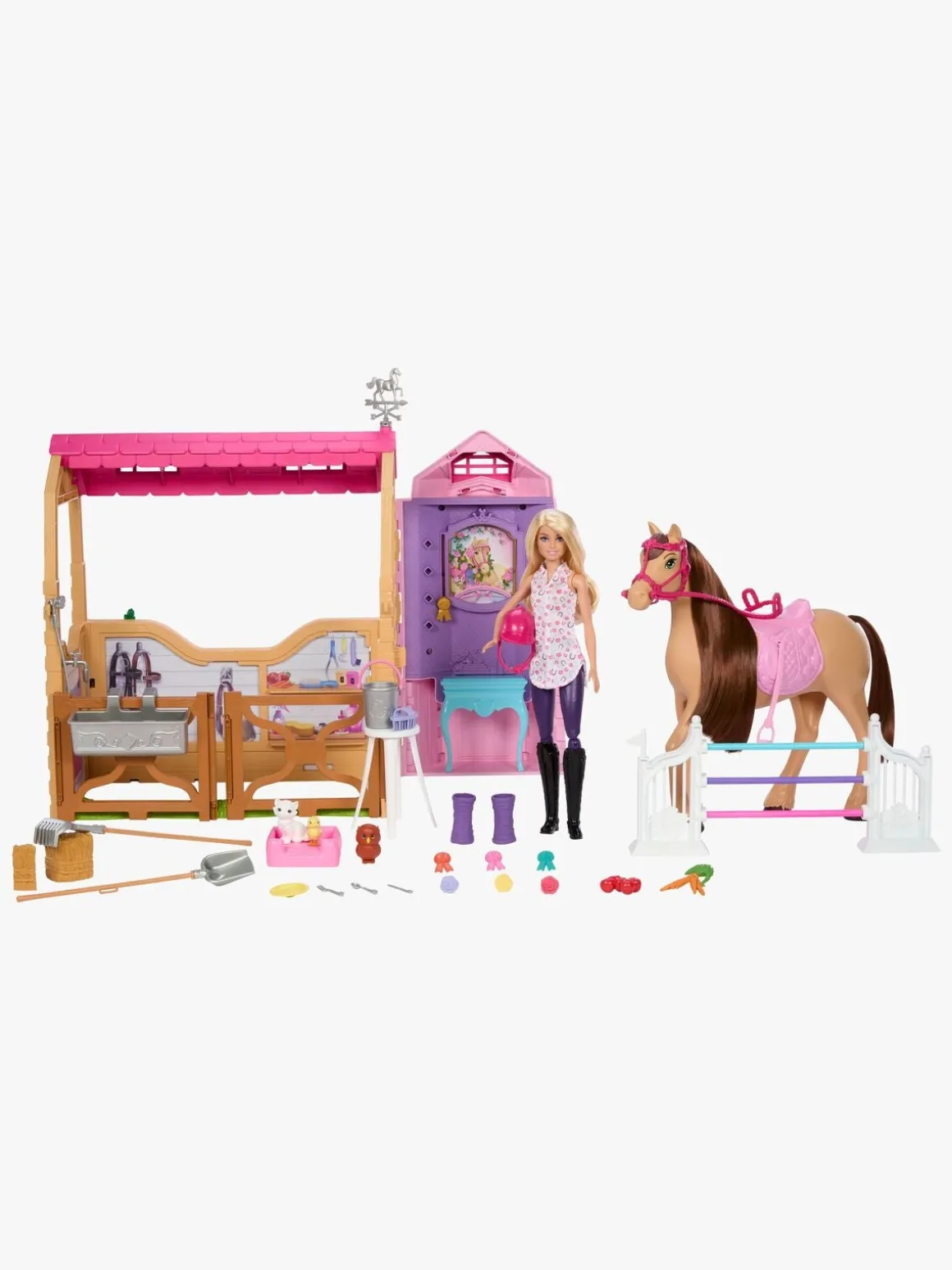 Barbie Ultimate Stald med Dukke & Hest