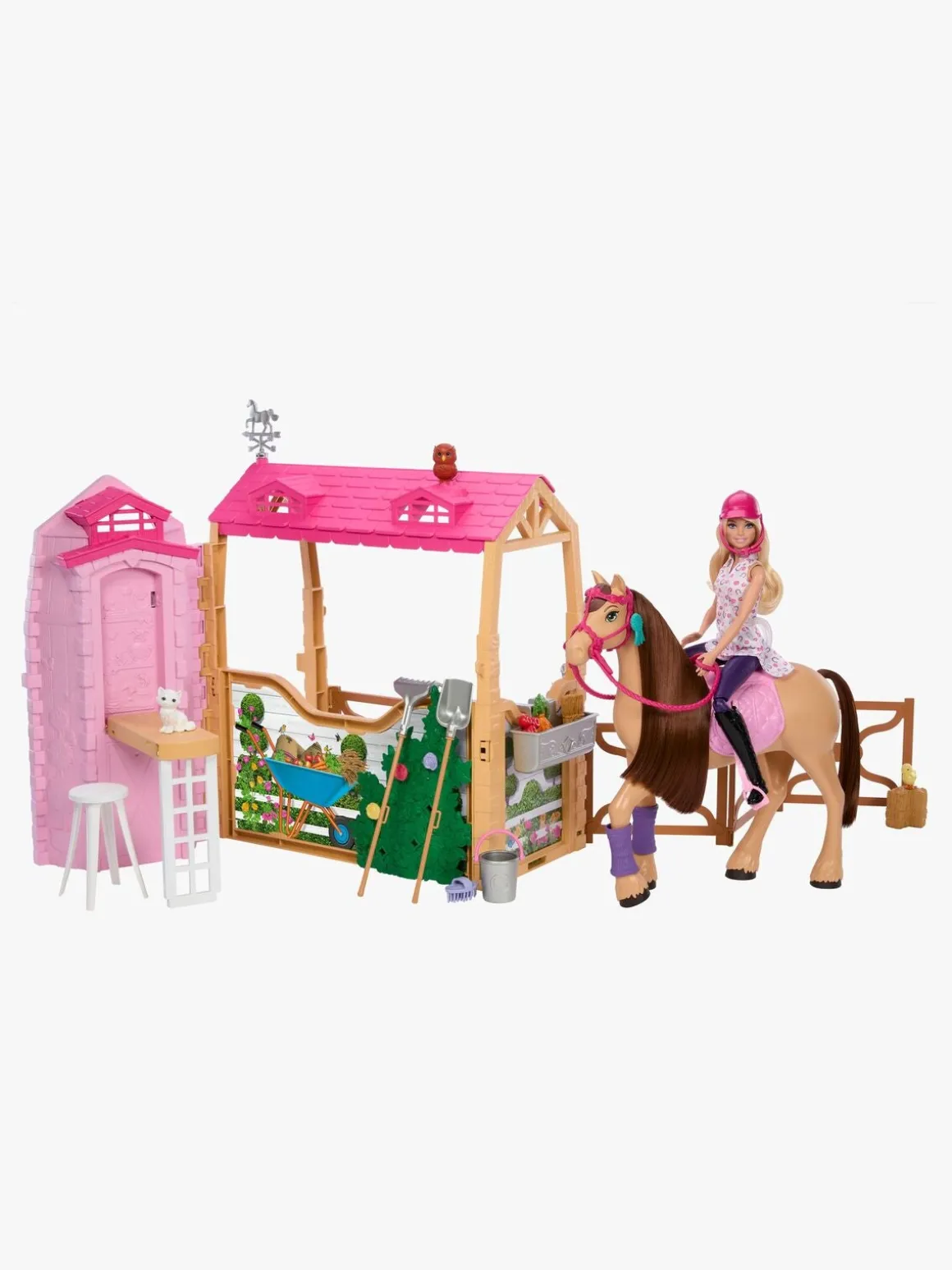 Barbie Ultimate Stald med Dukke & Hest