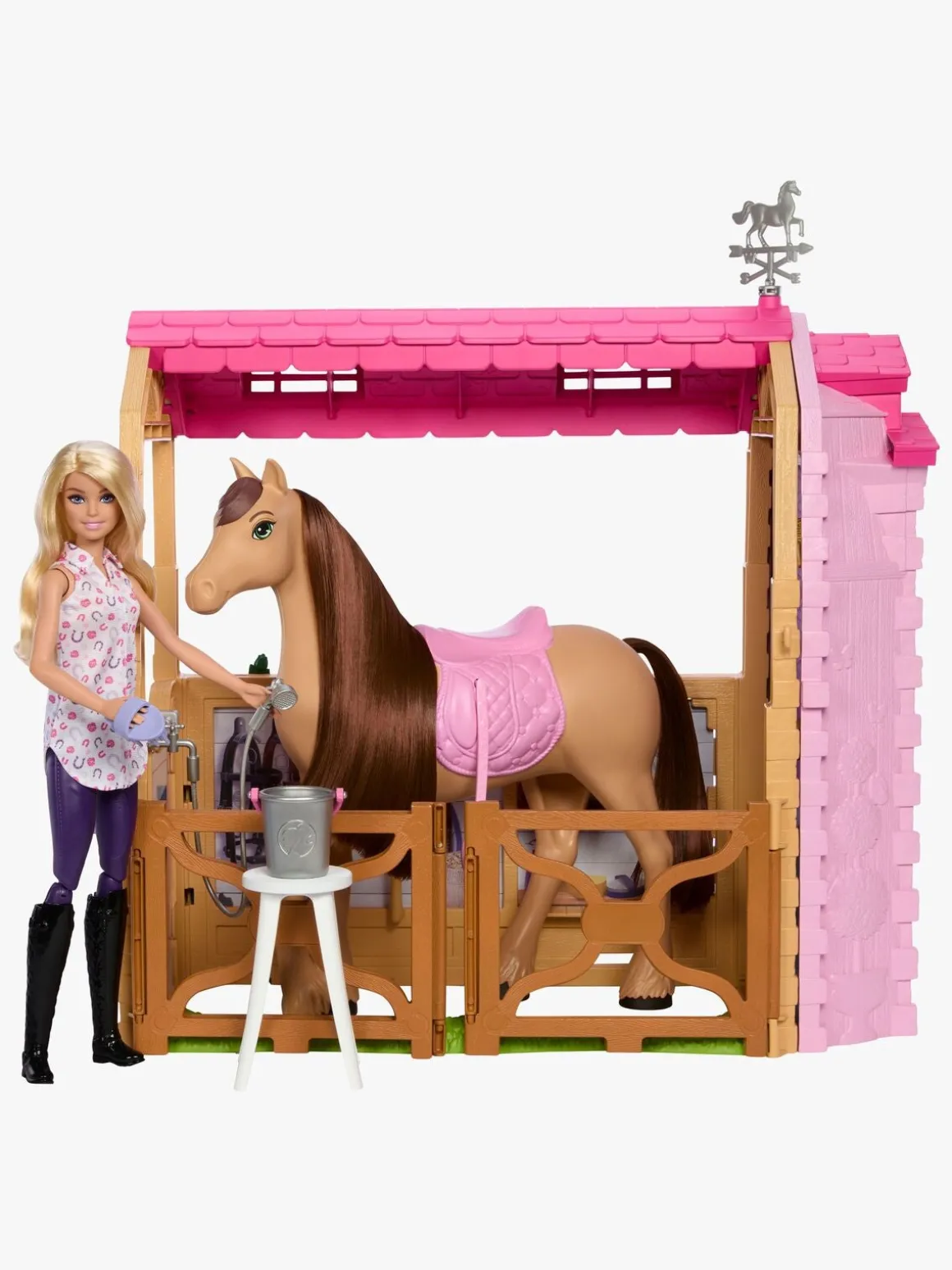Barbie Ultimate Stald med Dukke & Hest