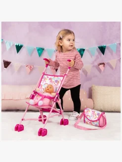 Bayer Design Dukkevogn Buggy Sæt med Dukke, Pink