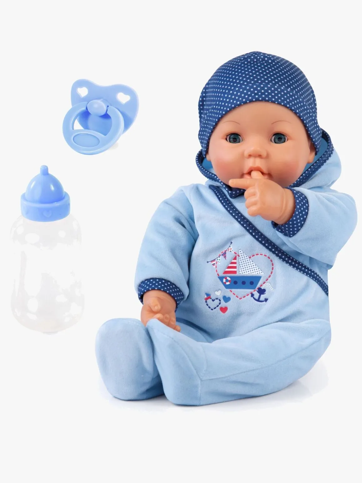 Bayer Design Hello Baby Boy Interaktiv Dukke