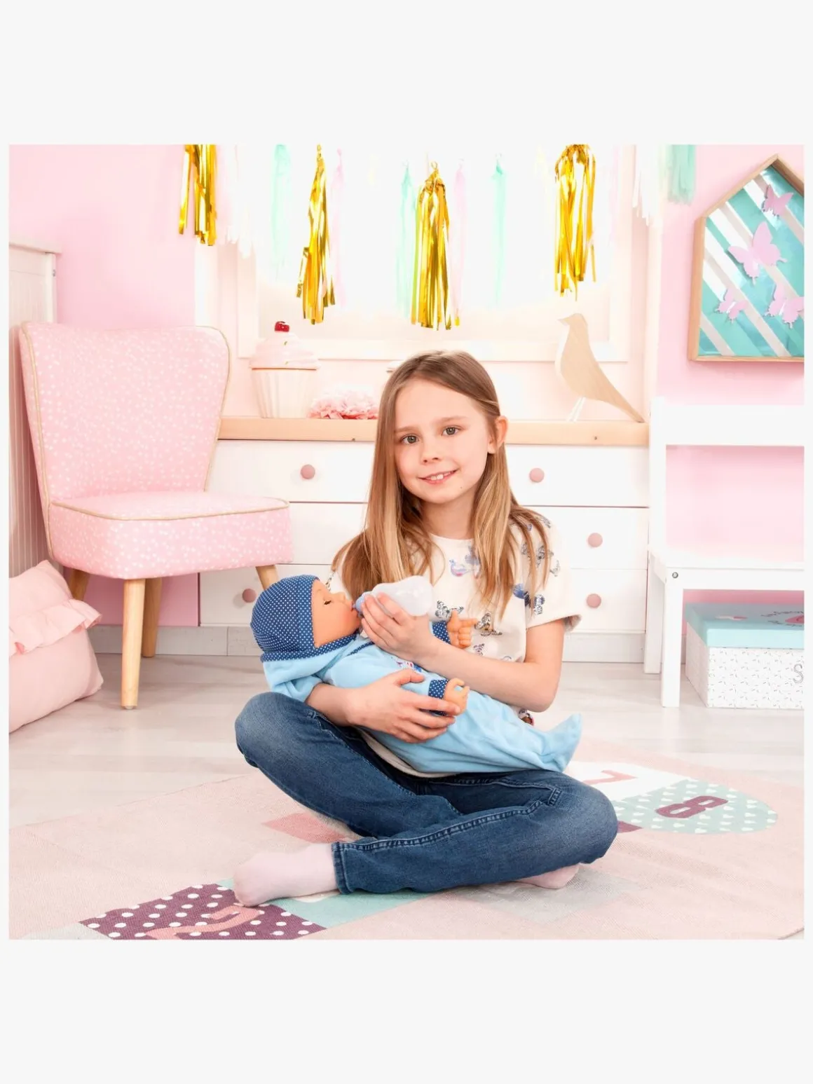 Bayer Design Hello Baby Boy Interaktiv Dukke