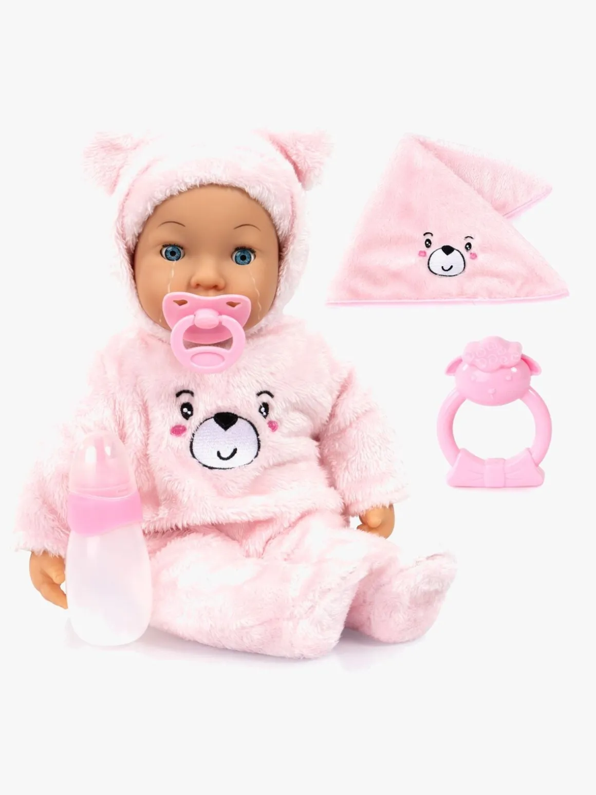 Bayer Design Piccolina Interaktiv Dukke 42 cm, Pink