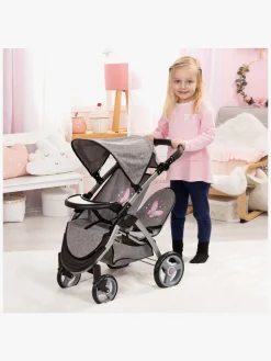 Bayer Design Twin Star Tvillingedukkevogn, Grå