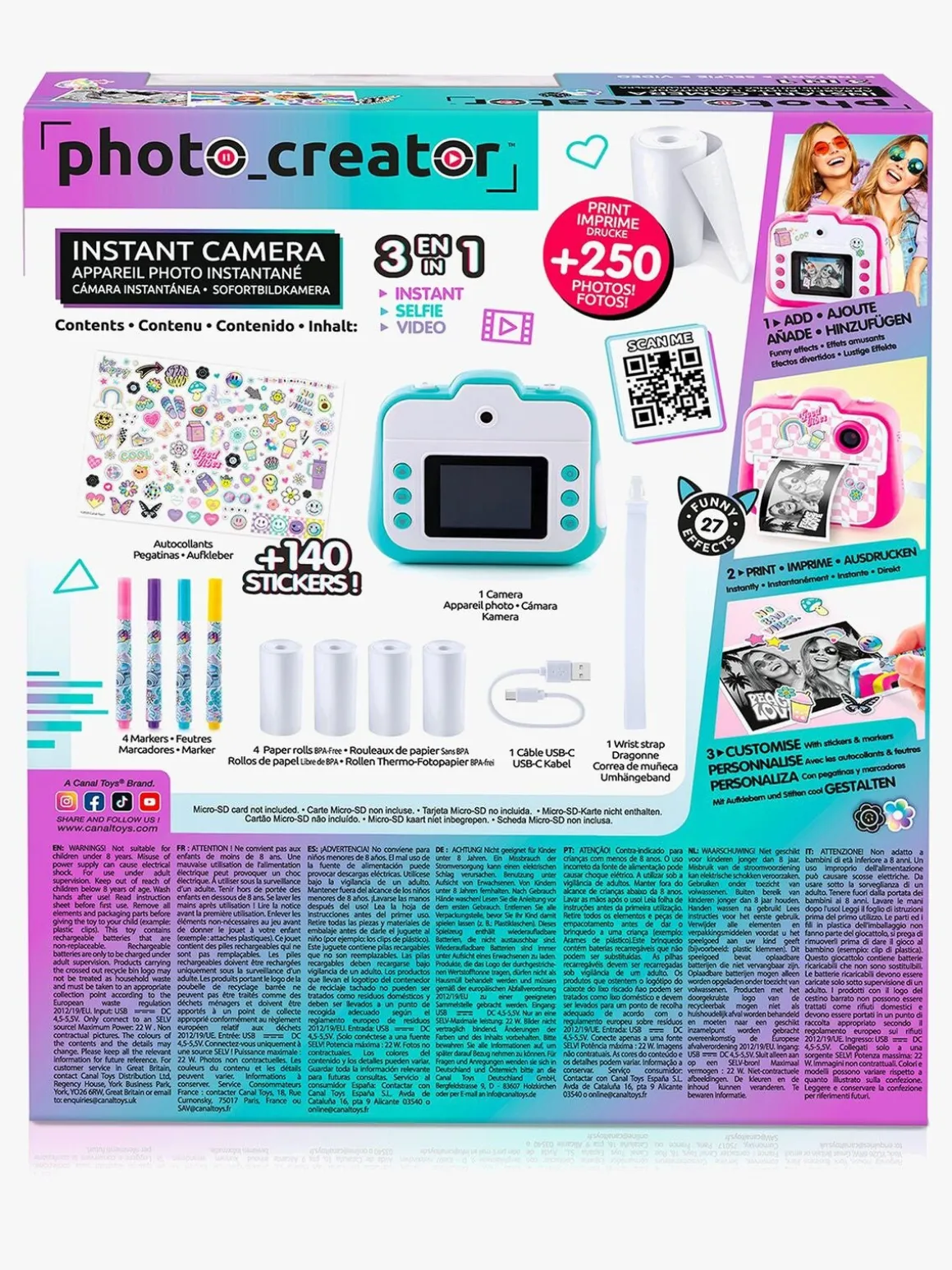 Canal Toys Photo Creator Polaroidkamera