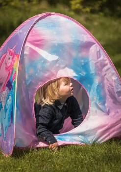 Cloudberry Castle Legetelt med Tunnel Enhjørning