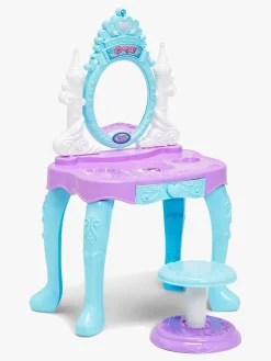 Cloudberry Castle Sminkebord m. Lyd & Lys, Isblå