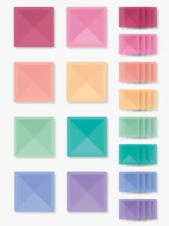 Connetix Magnetisk Byggeklods Pastel Square 40 Dele