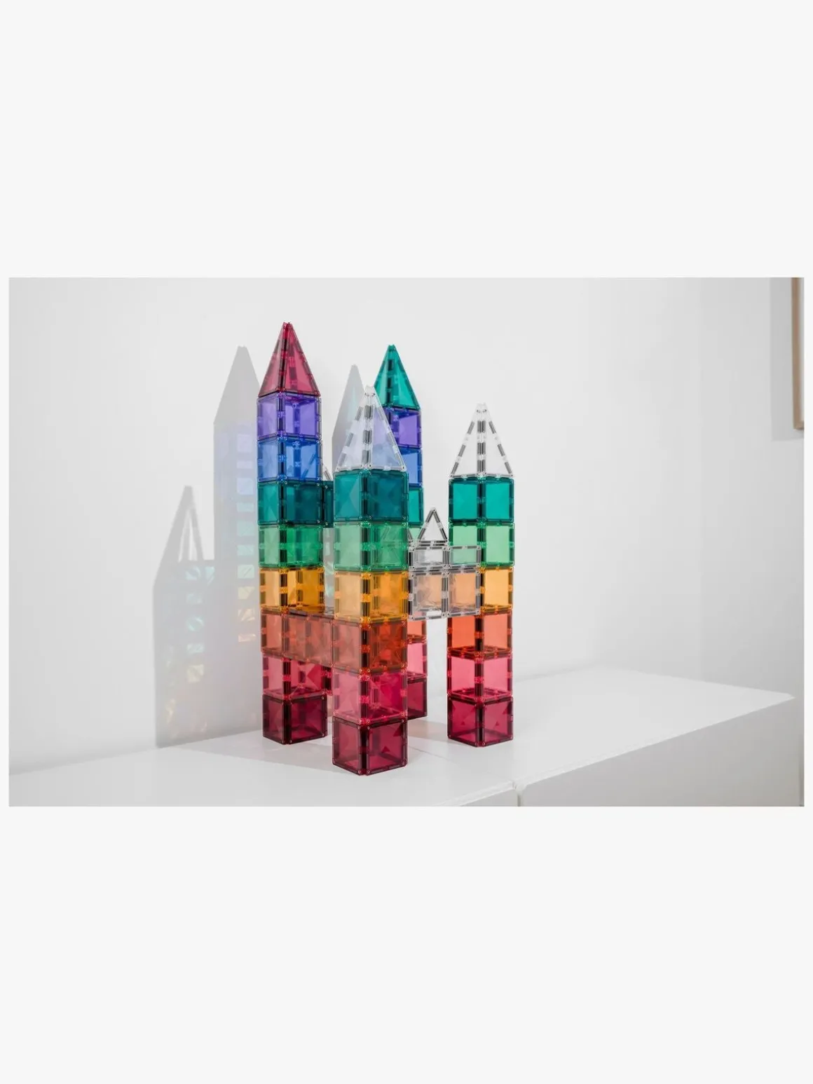 Connetix Magnetisk Byggeklods Pastel Square 40 Dele