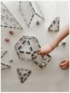 Connetix Magnetiske Byggeklodser Clear Startsæt 34 Dele