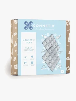 Connetix Magnetiske Byggeklodser Bundplader Clear 2-pak