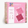 Connetix Magnetiske Byggeklodser Pastel Pink & Berry Base Plate 2 Dele