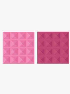 Connetix Magnetiske Byggeklodser Pastel Pink & Berry Base Plate 2 Dele