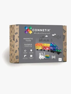 Connetix Magnetiske Byggeklodser Rainbow Transport 50 Dele