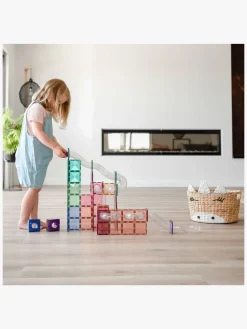 Connetix Magnetiske Byggeklodser Kuglelabyrint Pastel Udvidelsessæt 80 Dele