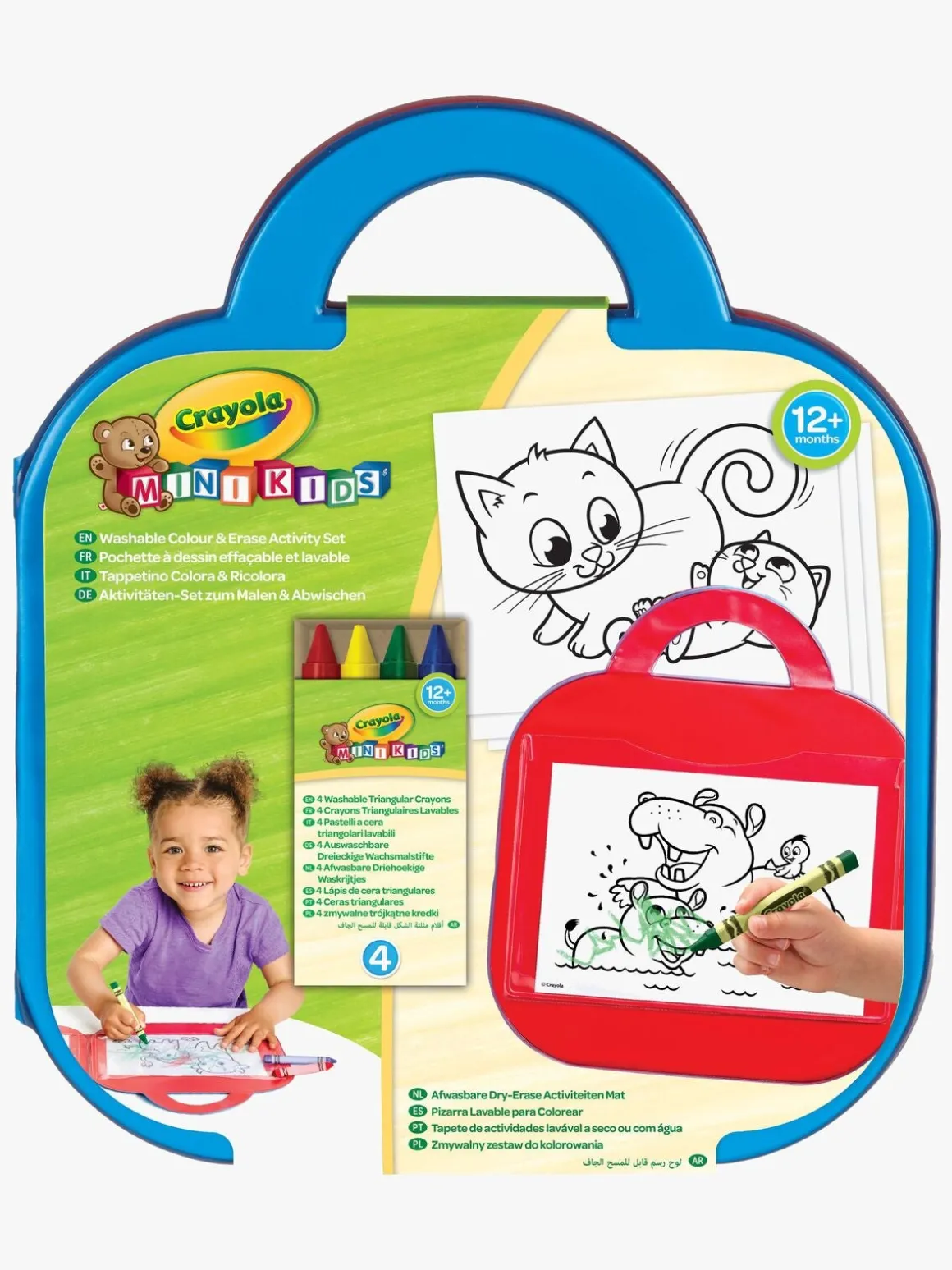 Crayola Mini Kids Tegne Og Visk Ud Tegnemåtte