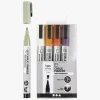 Creativ Company Chalk Markers Afdæmpede Farver 5 stk.