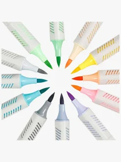 Creativ Company Sketch Marker Tusser Pastelfarver 12-pak