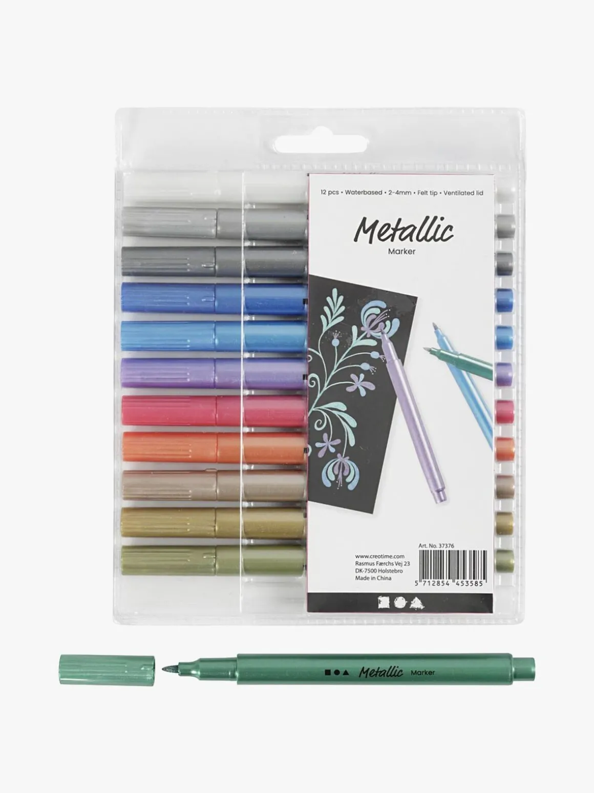 Creativ Company Tusser Metallic 12-pak