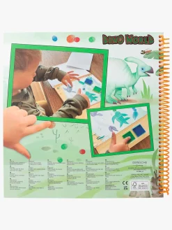 Dino World Fingerprint Fun Malebog