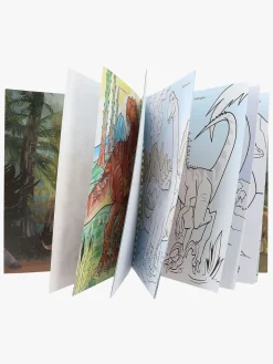 Dino World Malebog med Farveblyanter