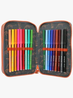 Dino World Roar Tredelt Penalhus, Grå