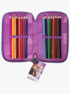 Disney Frozen Dobbelt Penalhus, Lilla