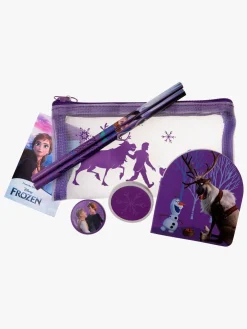 Disney Frozen Penalhus med Skrivesæt, Lilla