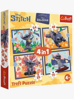 Disney Lilo & Stitch Puslespil 4-i-1