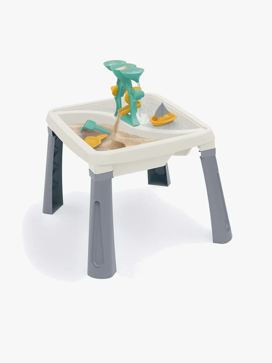 DOLU Sand, Water & Creativity 3-i-1 Legebord, Creme