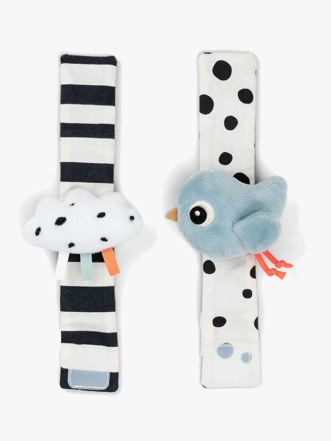 Done By Deer Håndledsrangle Happy Clouds 2-pak, Blue