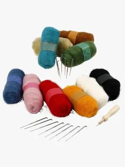 EasyKit Nålefiltning Startsæt Blandede Farver