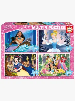 Educa Disney Princess Puslespil 4-i-1