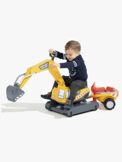 Falk Ride-on-gravemaskine Super Builder inkl. Anhænger, Gul