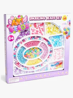 Fippla Art Beads  Skinnende Perlesæt