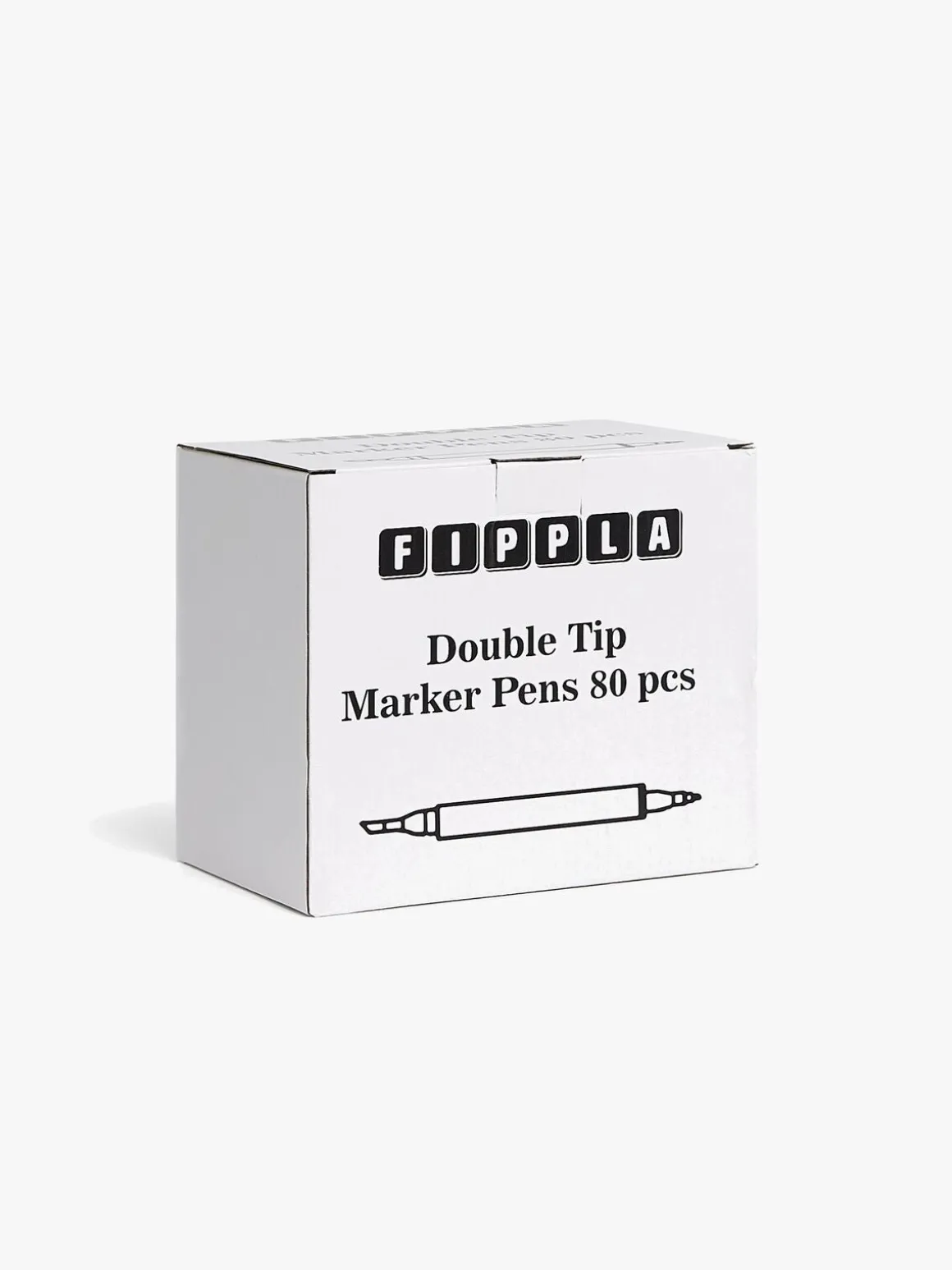 Fippla Dobbeltspids Alkoholbaserede Illustration Markers 80-pak