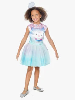 Gabby's Dollhouse Deluxe Cakey Cat Kostume med Hårbånd