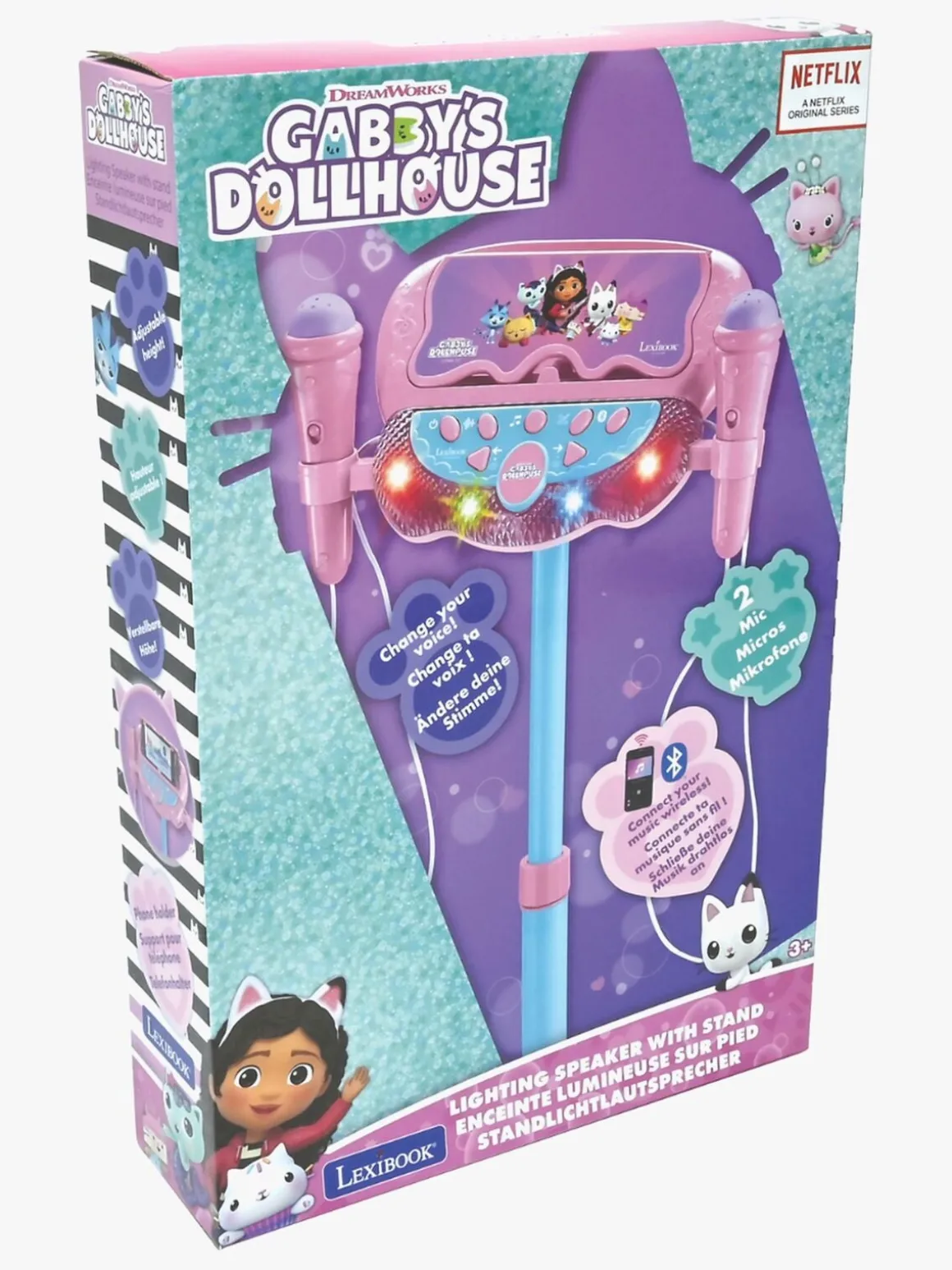 Gabby's Dollhouse Mikrofon med Stativ