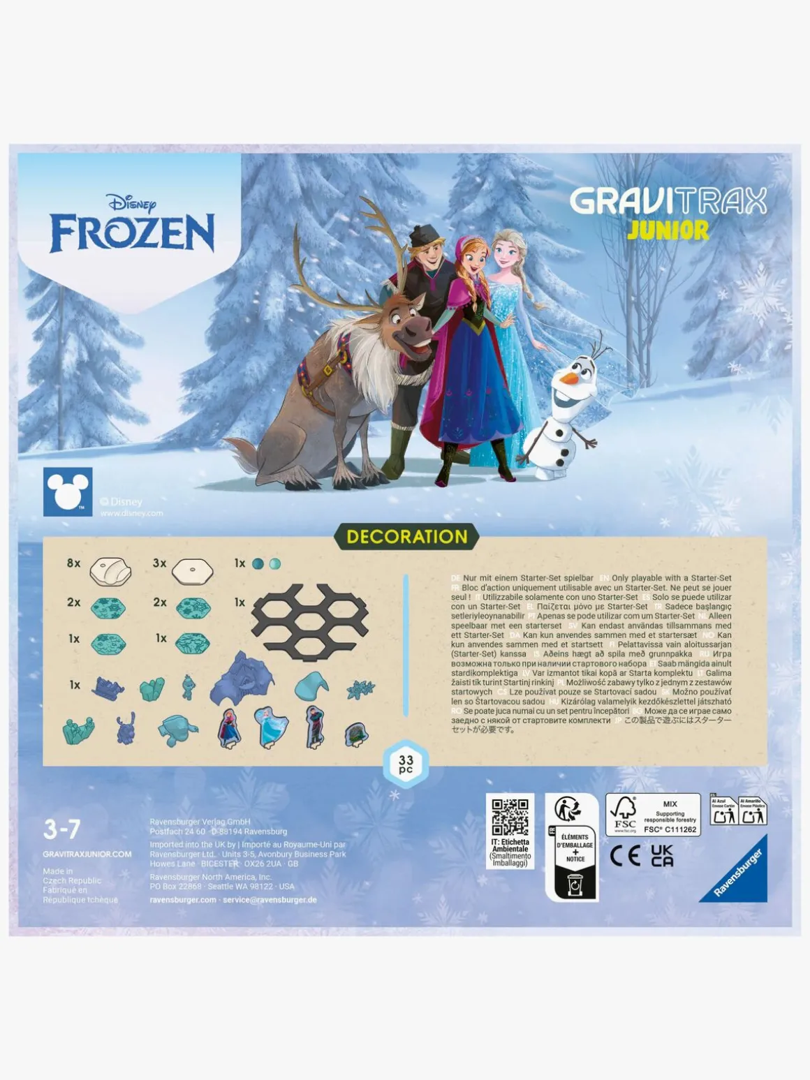 GraviTrax Disney Frozen Junior Extension Kuglebanesæt